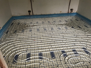 Vloerverwarming of wandverwarming